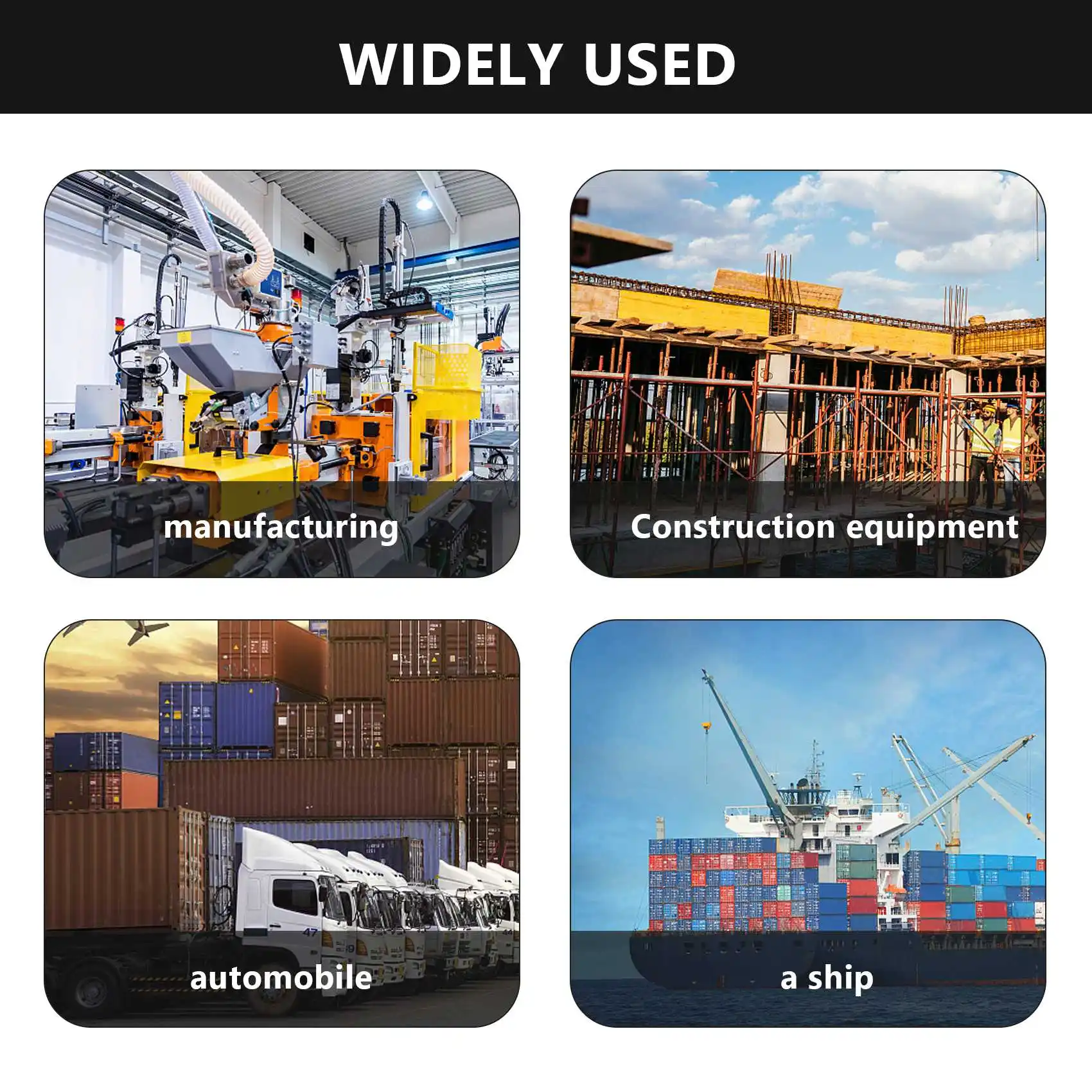 10 шт. игольчатый подшипник HF081412 наружное кольцо восьмиугольный односторонний