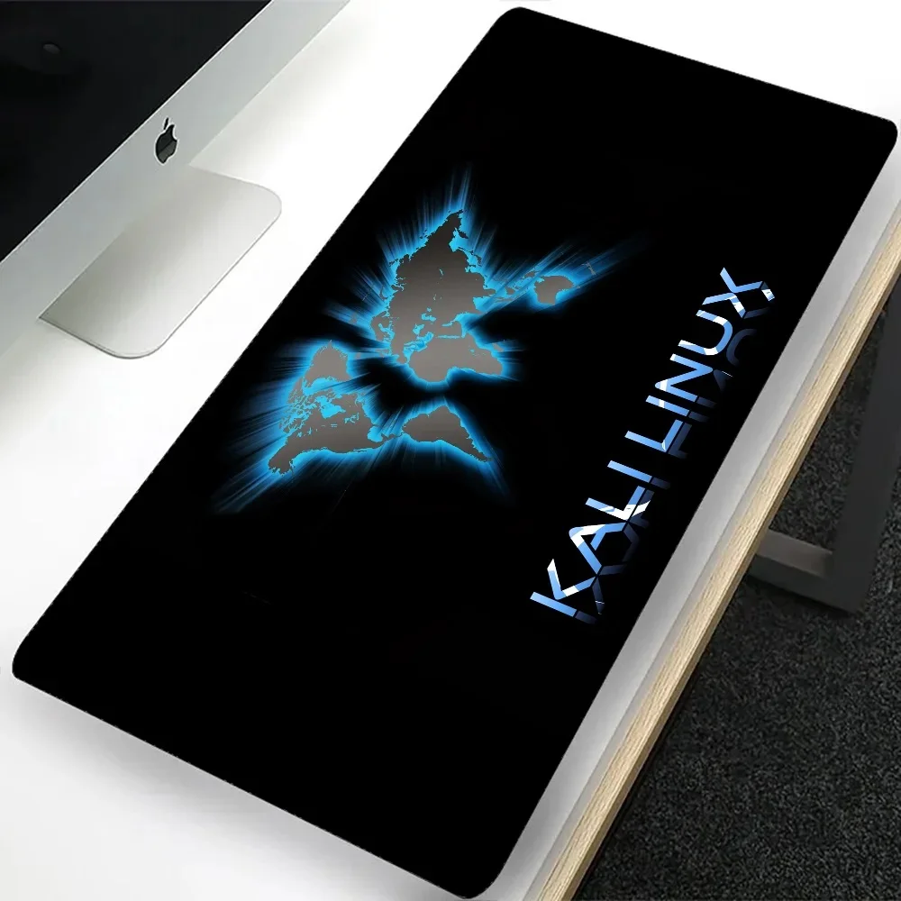 Большой игровой коврик для мыши Kali Linux компьютерный геймерский ноутбука офисный