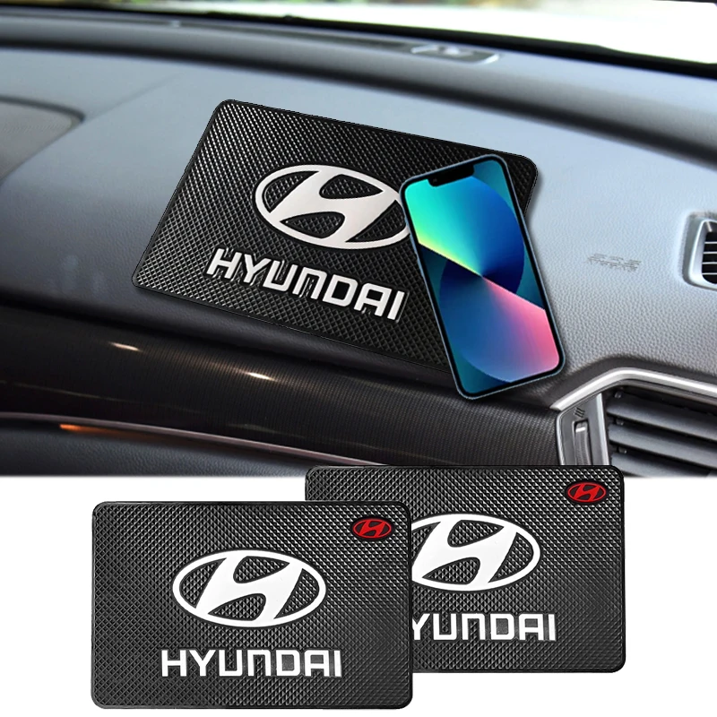 

Car Dashboard Non Slip Mat Silicone Car Non Slip Mat Car styling For Hyundai Santa Fe Sonata Solaris Azera Creta I30 IX35 Tucson