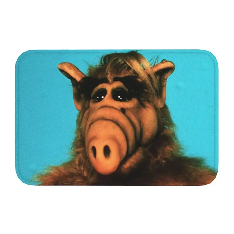 

Funny Alf Doormat Non-Slip Kitchen Bathroom Mat Alien Life Form Sci Fi Tv Show Garden Floor Door Entrance Carpet Rug