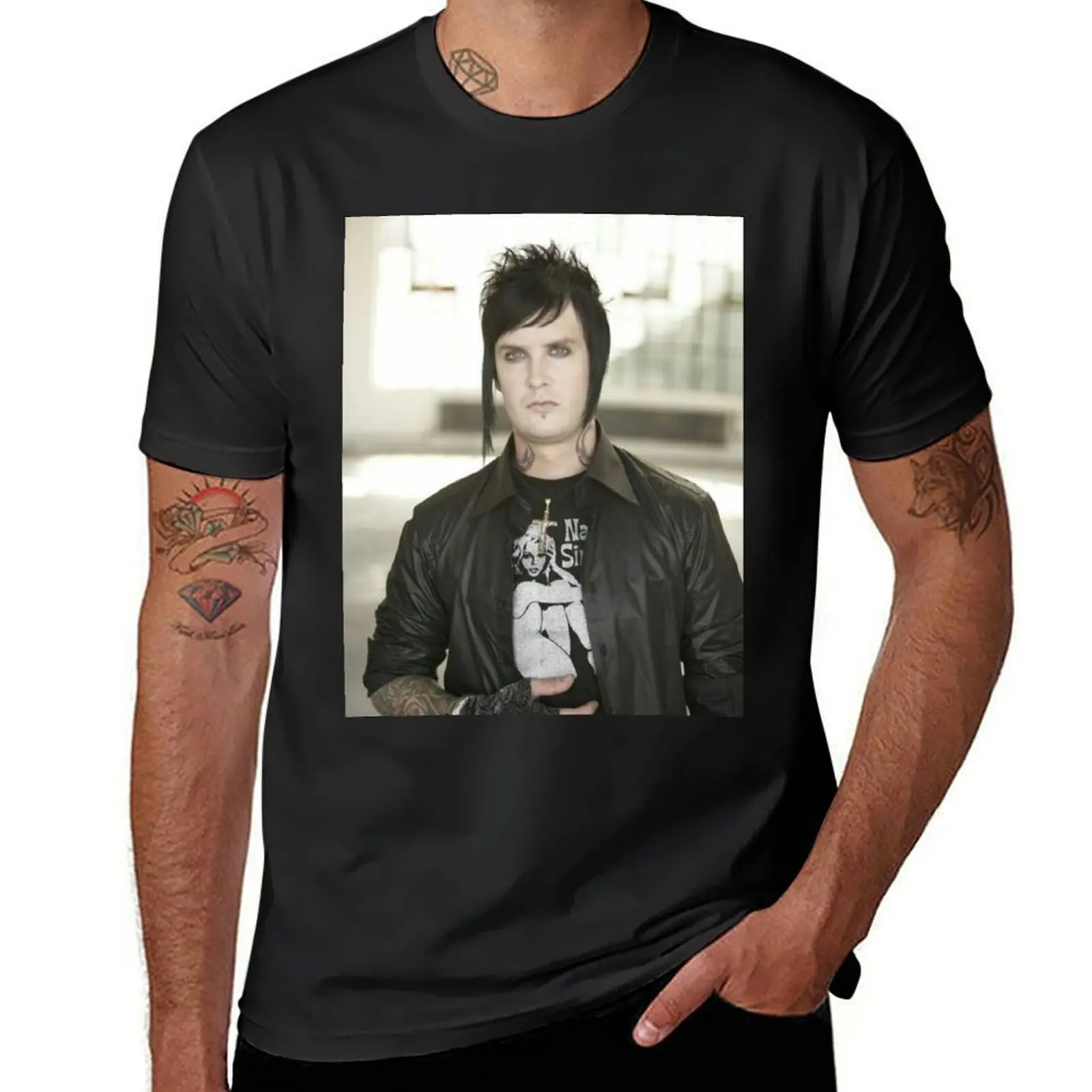 Футболка Rev милая одежда футболка с коротким рукавом простые черные мужские