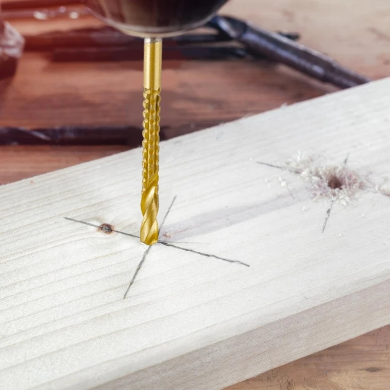 Набор конических разверток из углеродистой стали для точной обработки дерева