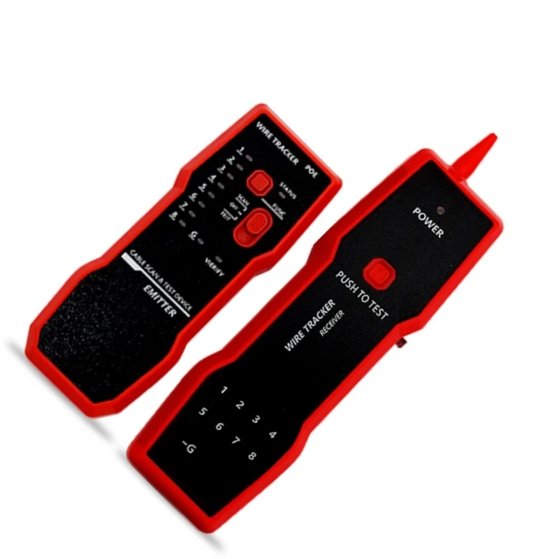 Тестер сетевых кабелей мультиметр противошумный поисковик POE LAN трекеры проводов