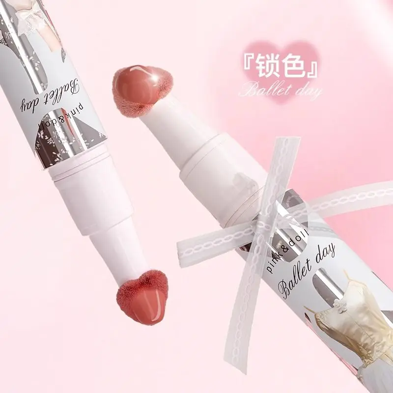 Пленообразующий зеркальный блеск для губ FLORTTE серии Little Bow антипригарный глазурь