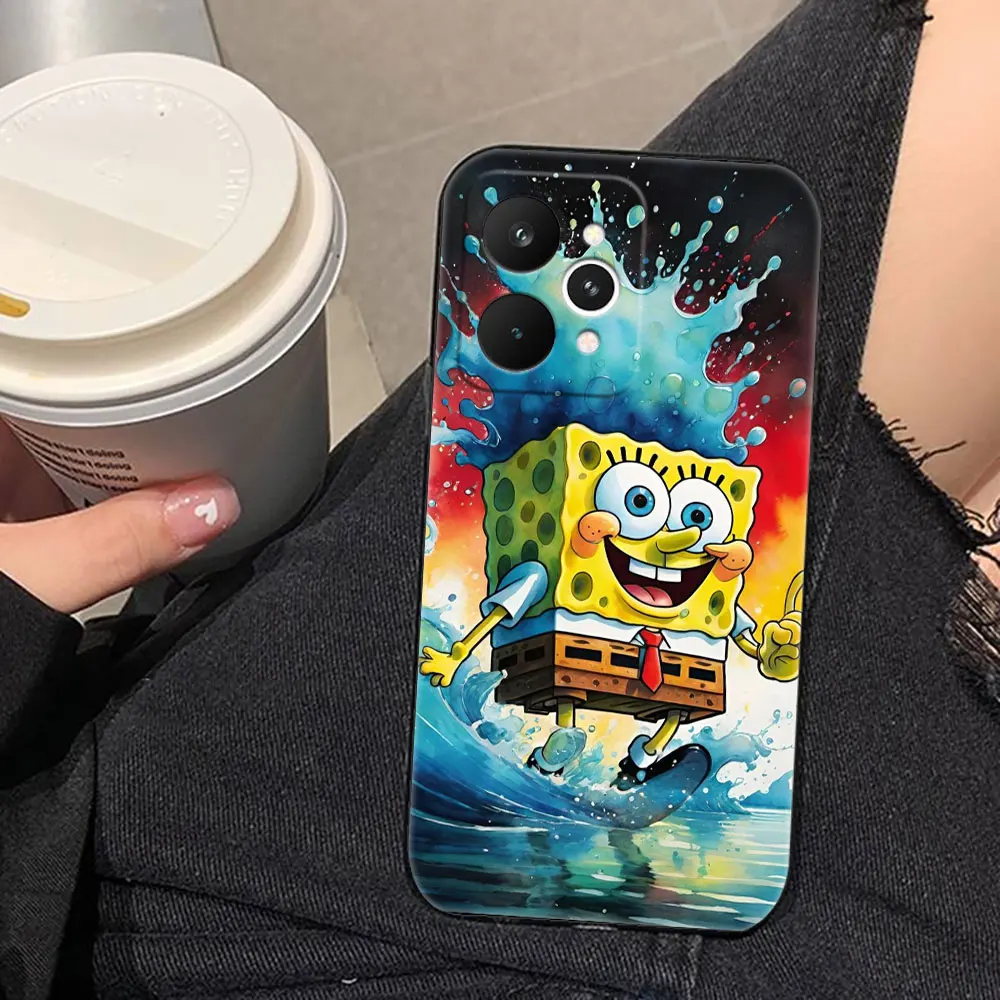 Фото Чехол для телефона Realme 16 15 15T 14 13 12 11 10 9 9I 8 8I 7 7I PRO PLUS, чехол-накладка S-SpongeBob P-Patrick Star №5