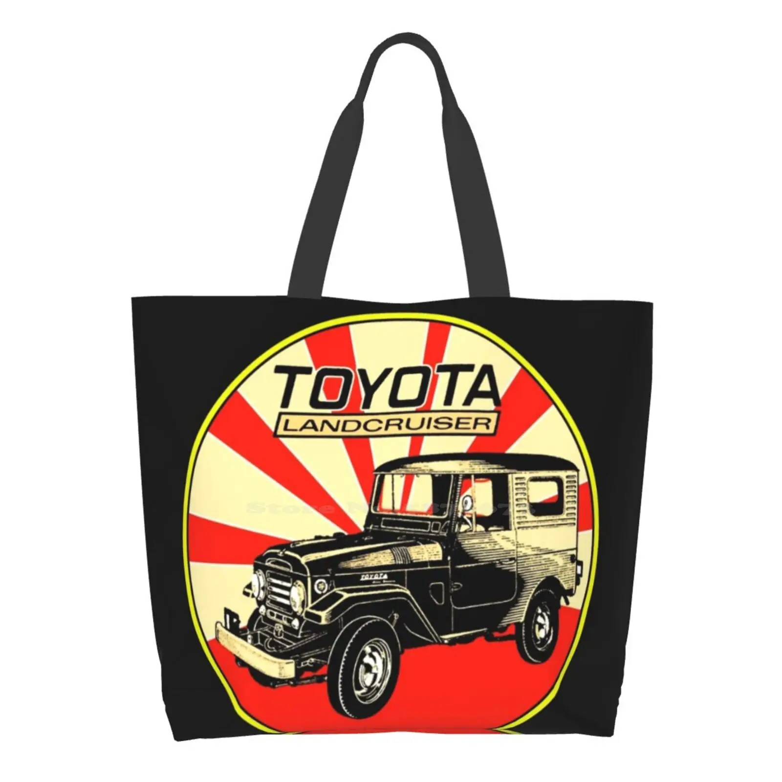 

Vintage Toyota Landcruiser Handbags Shoulder Bags Large size Vintage Landcruiser 4X4 Off Road Japan Vintage Car Truck