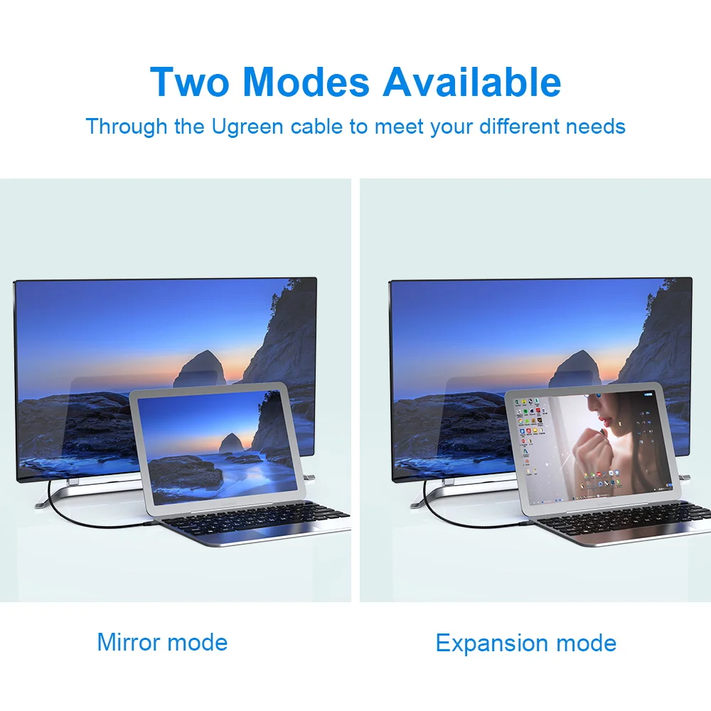 Кабель USB C-HDMI совместимый с 4K 60 Гц Type C HD Thunderbolt 3 конвертер MacBook Huawei Mate30 адаптер -
