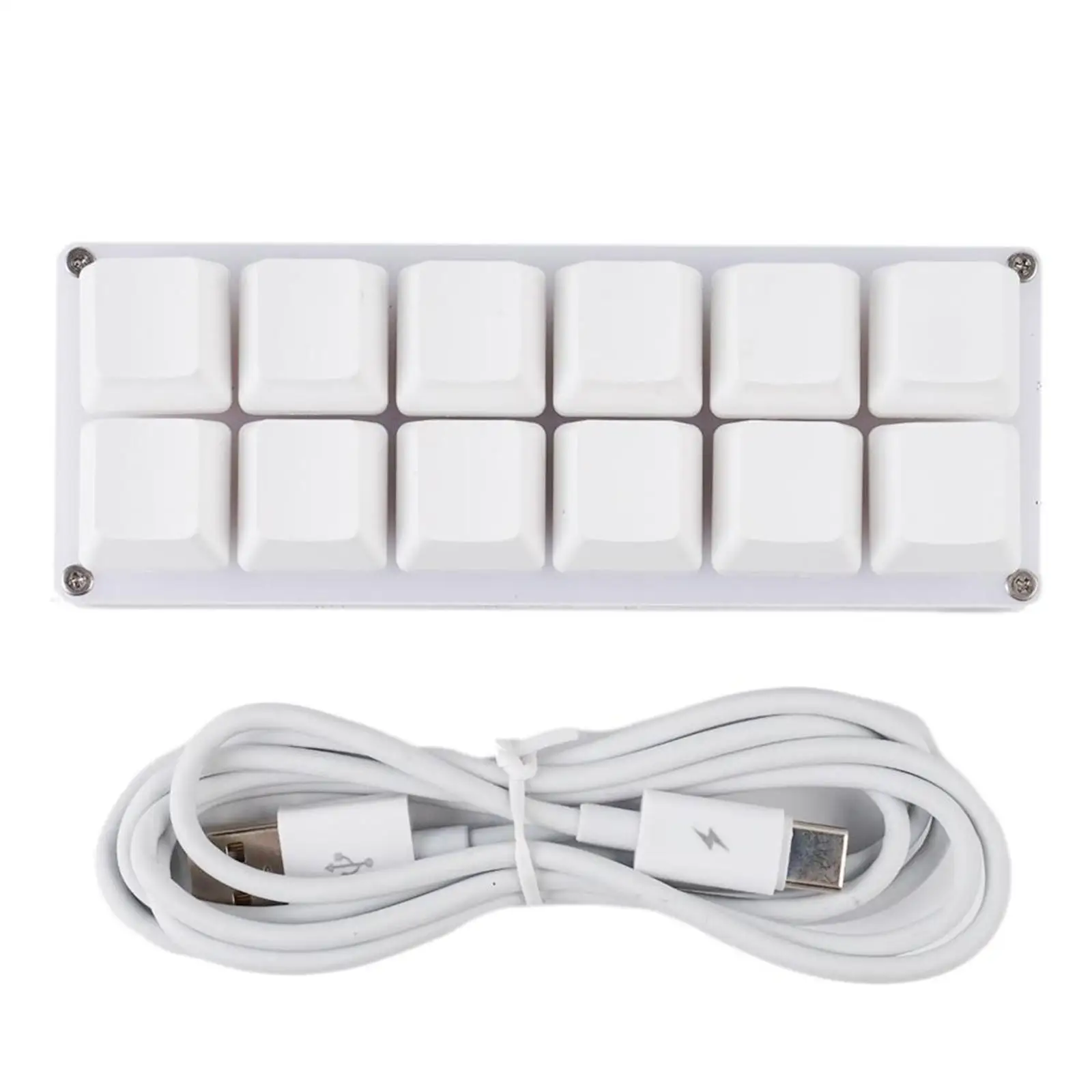 Программируемая клавиатура, 12 клавиш, USB макро программирование, механическая клавиатура «сделай сам» для игр, рисования, мультимедийный плеер, Win caps