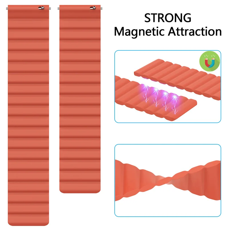 

Magnetic Band For xiaomi mi watch color strap bracelet For xiaomi smartwatch color sports edition replacement Silicone Watchband