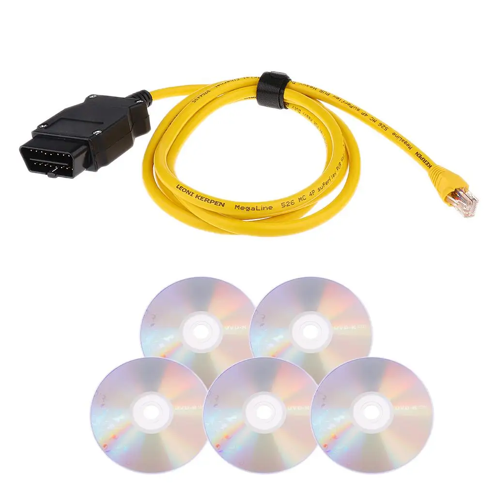 

23,4 V50.3 кабель передачи данных ENET Ethernet к интерфейсу OBD Код ICOM для