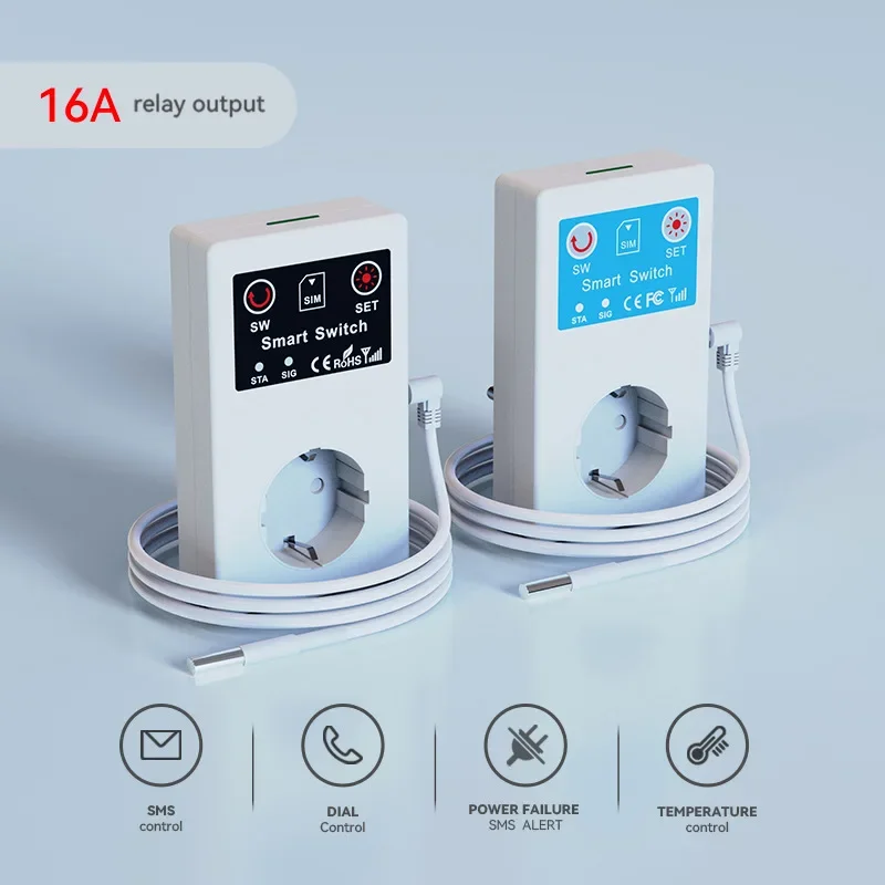 Умная розетка 16А GSM