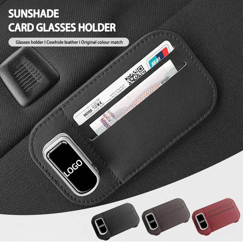 

Multifunctional Car Sun Visor Organizer Card Glasses Holder For Dacia Spring Logan Mcv 2 Duster Jogger Sandero Lodgy Stepway