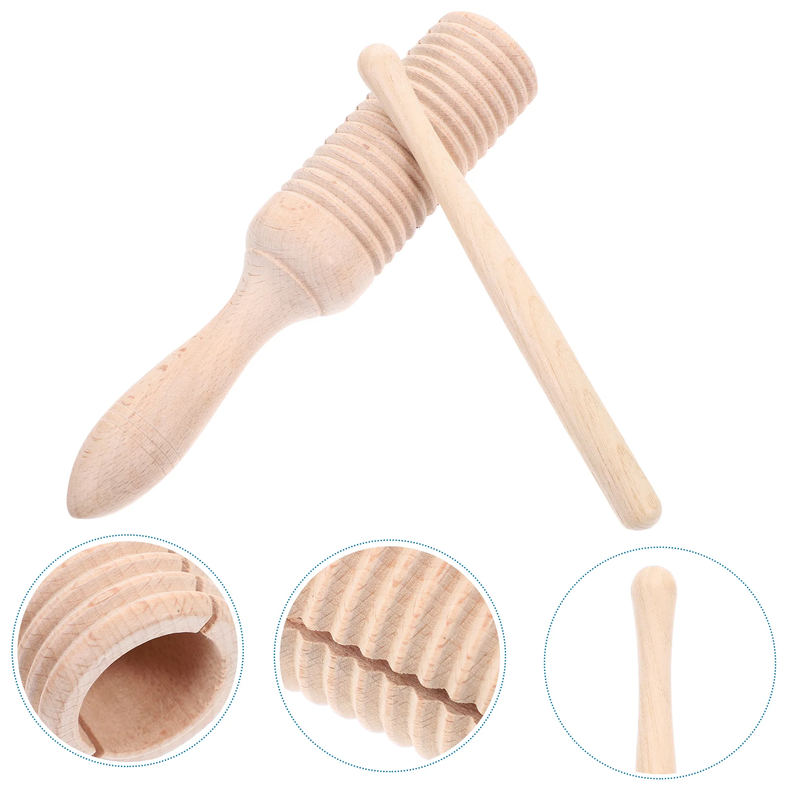 

Single Barrel Educational Wood Guiro Toy Toddler Musical Toys Instruments Toddlers Kids