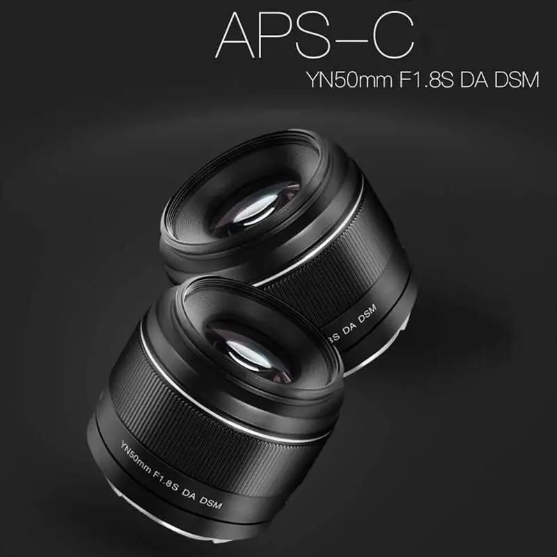 

Yongnuo YN50mm F1.8S DA DSM Camera Lens 50mm F1.8 for Sony E-mount For SONY A6300 A6400 A6500 NEX7 APS-C Frame Auto Focus AF/MF