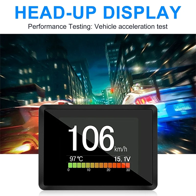 For Car A203 OBD2 On-Board Computer Digital Trip Display Speed Fuel Consumption Gauge Scanner