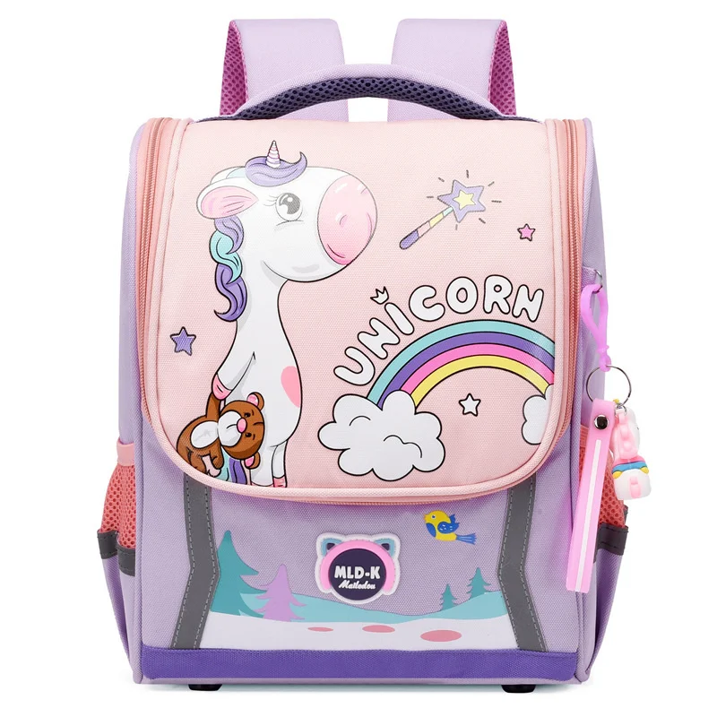 

High Quality Baby Girls Backpacks Cute Unicorn Kindergarten School bag for Kids Backpack two size