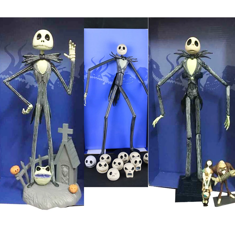 

The Nightmare Before Christmas 12 Face Jack Skellington Jack Chair Special Version Action Figure Model Toys Christmas Present