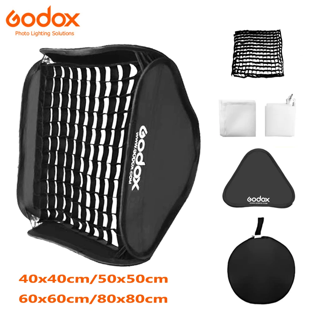 Складной софтбокс Godox 40x40 см 50x50 60x60 80x80