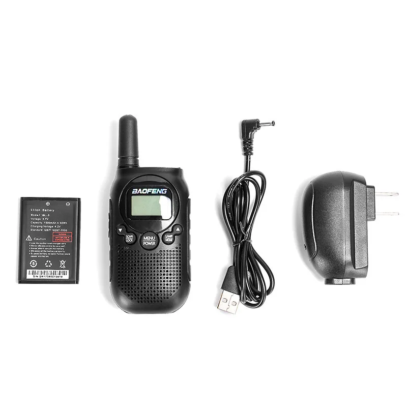 BAOFENG Baby Intercom BF-T6 Color Mini Children's Toy 0.5W FRS/PMR