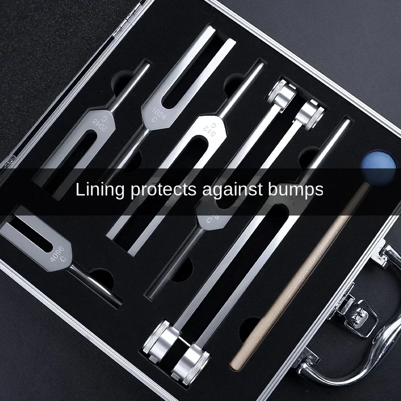 6 шт. набор алюминиевых вилок для настройки 128 Гц-4096 Гц