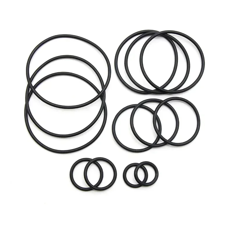 50pcs Black NBR O Rings CS1 2 3 4 mm OD 5~80mm Automobile Nitrile Rubber Washer Round Nontoxic Corrosion Oil Resist Seal Gasket