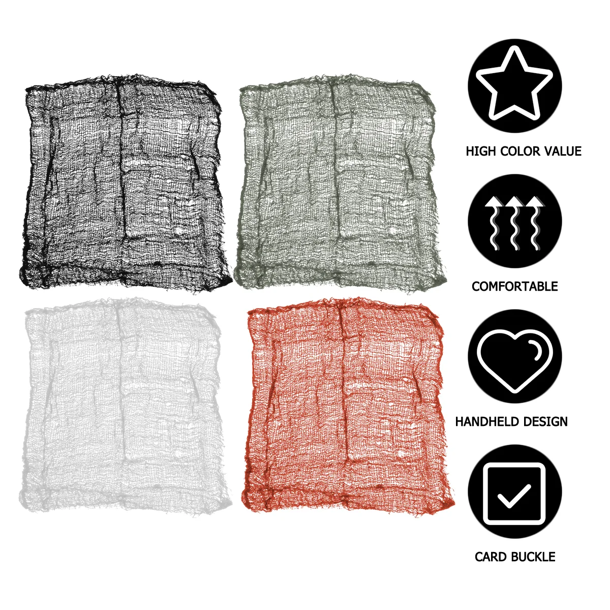 

Ткань для декора на Хэллоуин, спутанная жуткая марля, черный полиэстер, для вечерние, привидения, подвесная сетка с привидениями, страшная с...