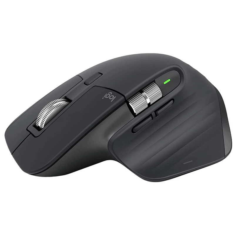 

Logitech MX Master 3S Wireless Performance Mouse with Ultra-fast Scrolling,8K DPI,Track on Glass,Quiet Clicks,USB-C Bluetooth