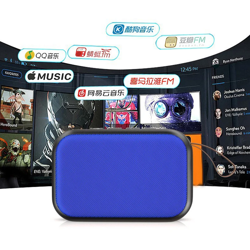 Новый тканевый динамик беспроводное подключение по Bluetooth портативное уличное