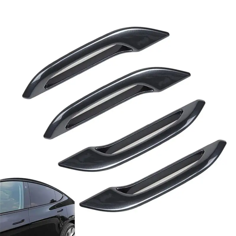 

Легкая обмотка на дверную ручку автомобиля, пластиковые автомобильные наклейки, украшение, автомобильные защитные аксессуары для Tesla Model 3 Y 2021