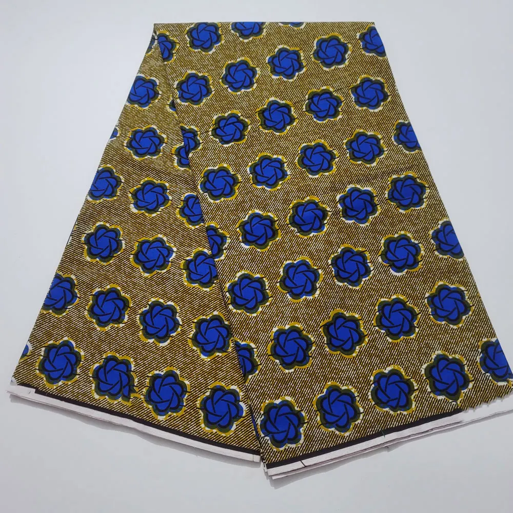 Ткань из Анкары Африканский настоящий восковой принт хлопок 100% новый дизайн 2022