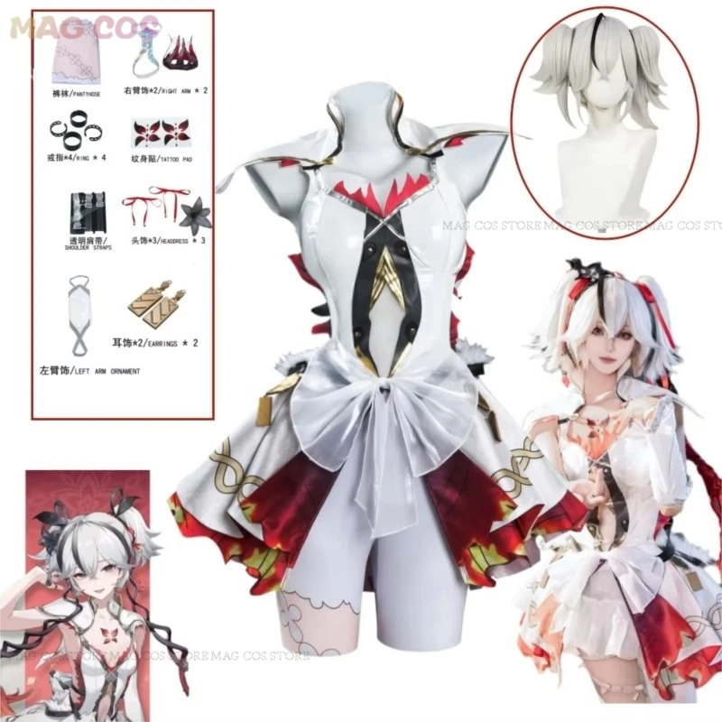Камелия Косплей Костюм Игра Wuthering Waves Chun Милое Униформа Платье Полный Комплект