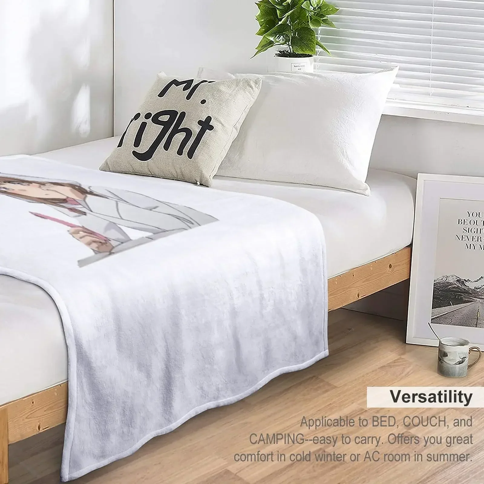 Клетчатое одеяло Kaede Azusagawa милые одеяла