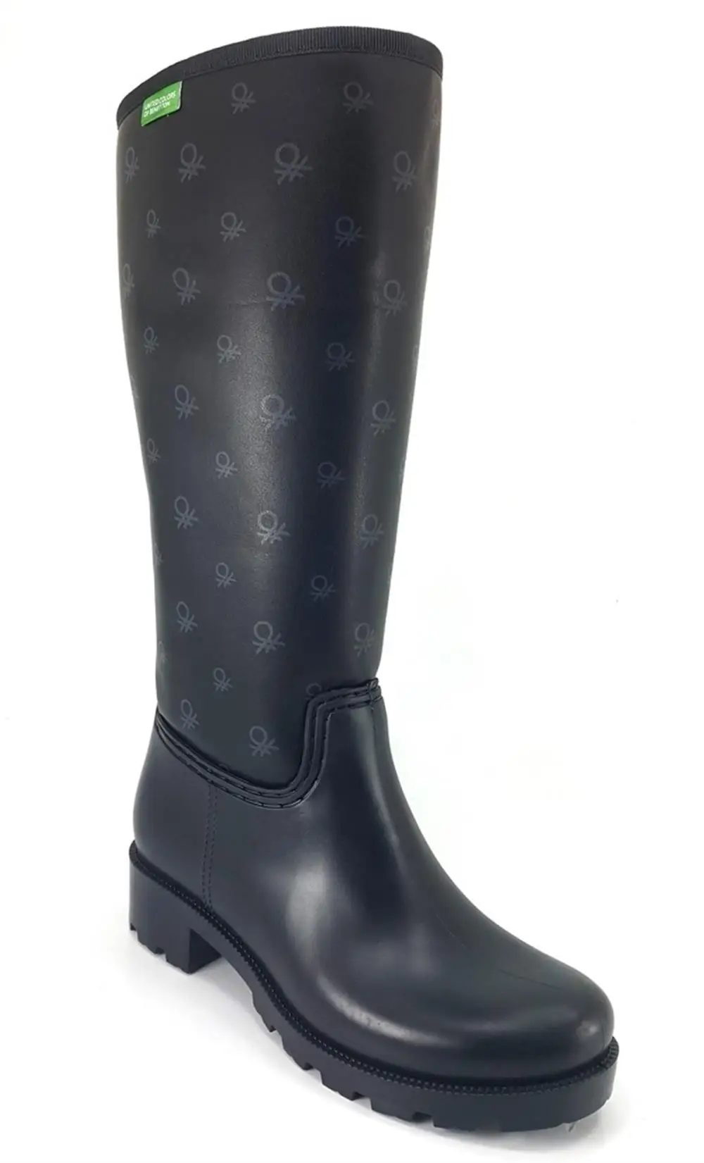 

Новинка 2023, модная сезон, модель, полиуретановая обувь, персонализированные и удобные черные женские ботинки Benetton 50014 22kмультяшные