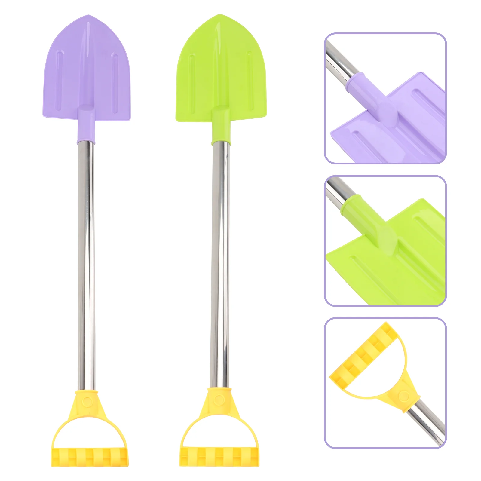 

2 шт., лопата для пляжа, из нержавеющей стали