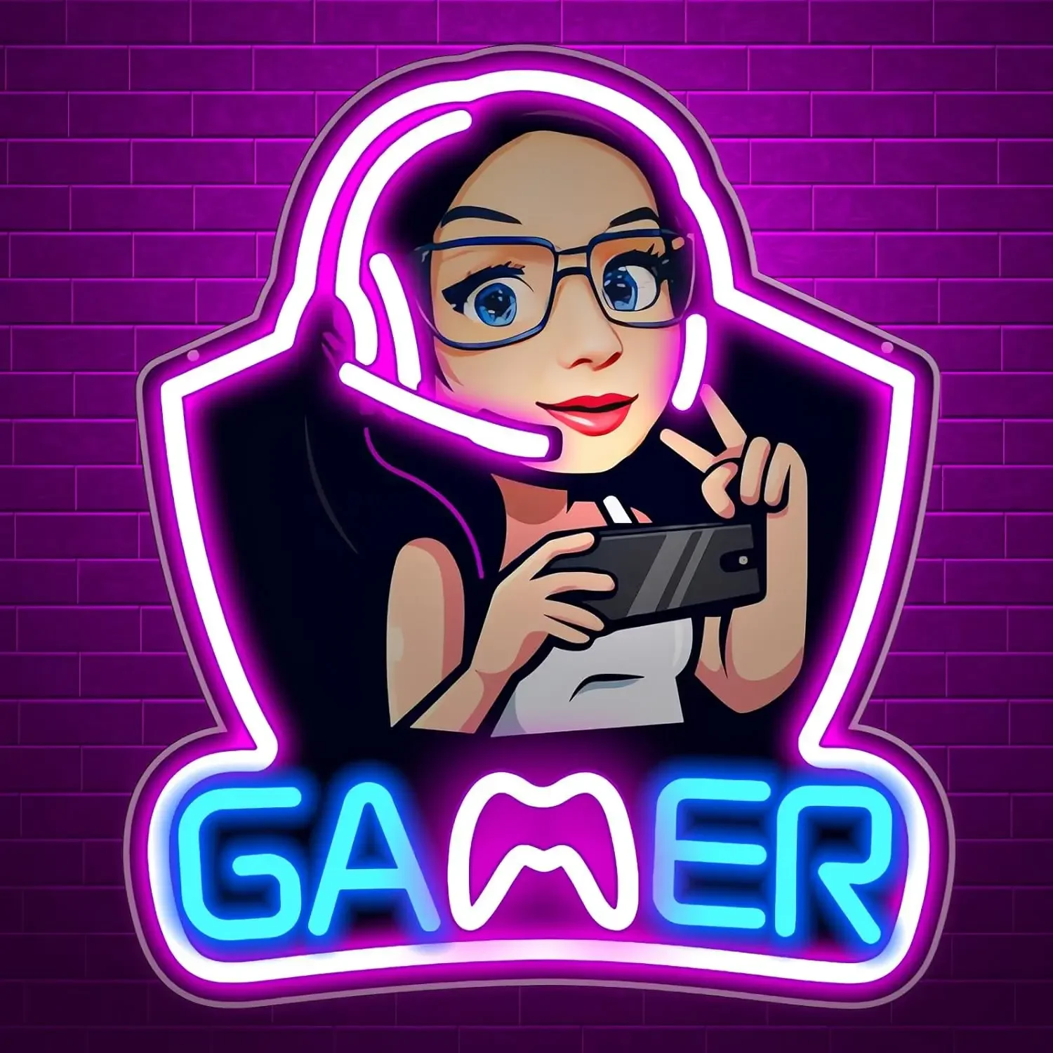 

Monkey Gamer Неоновая лампа