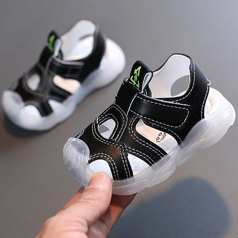 

Children Boys Sandals Summer Kids Shoes Closed Toe Toddler Baby Sport Sandalias For Boy Soft Sole Infant Shoes 0-3 years CSH1339
