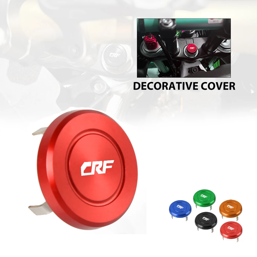 

For Honda CRF150F CRF150R CRF230F CRF250 L/M/R/X CRF450RX CRF450X CRF Motorcycle Decoration Accessories Steering Stem Nut Cap