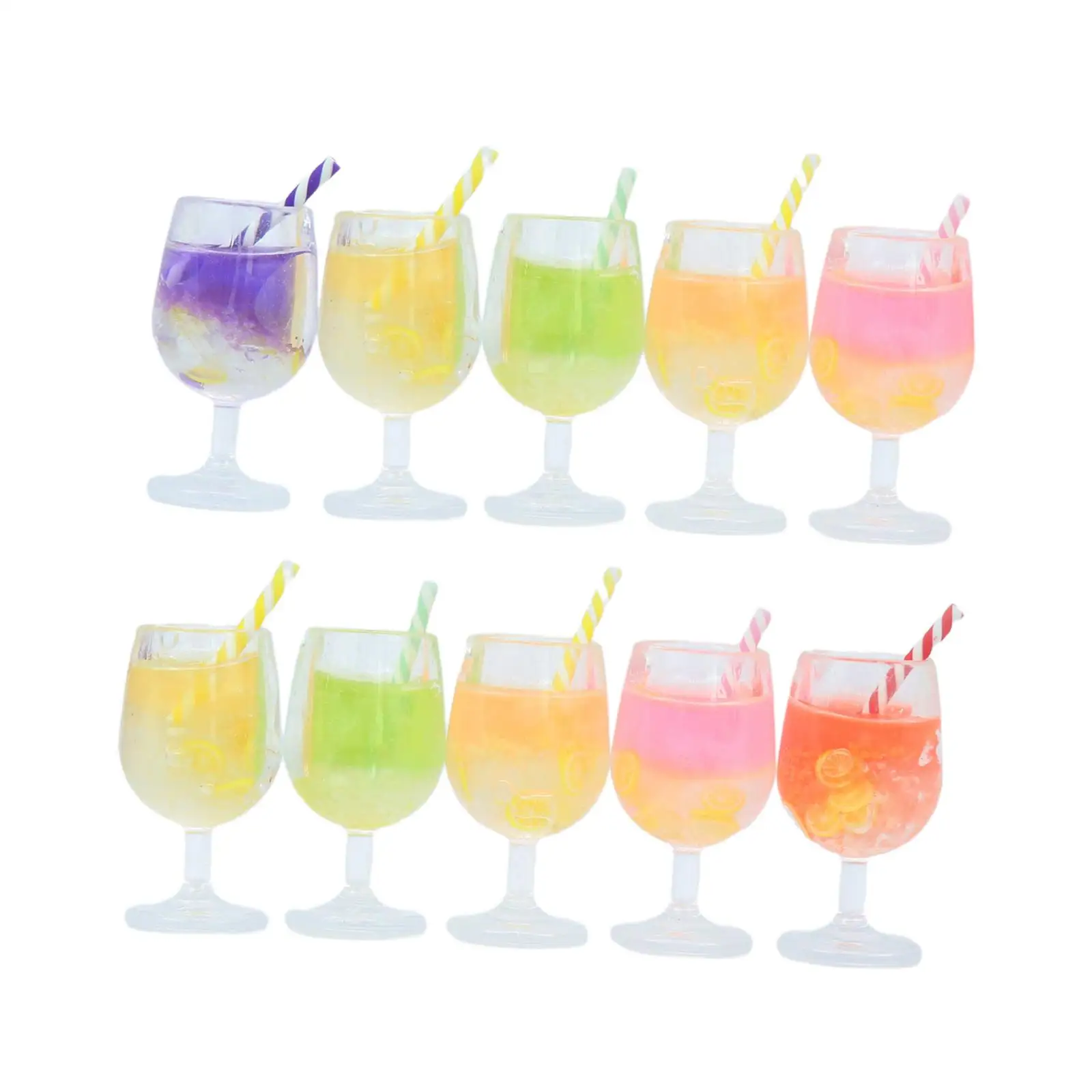 10 шт. 1:12 модель кукольного домика для сока игрушка украшение творчества пейзажа