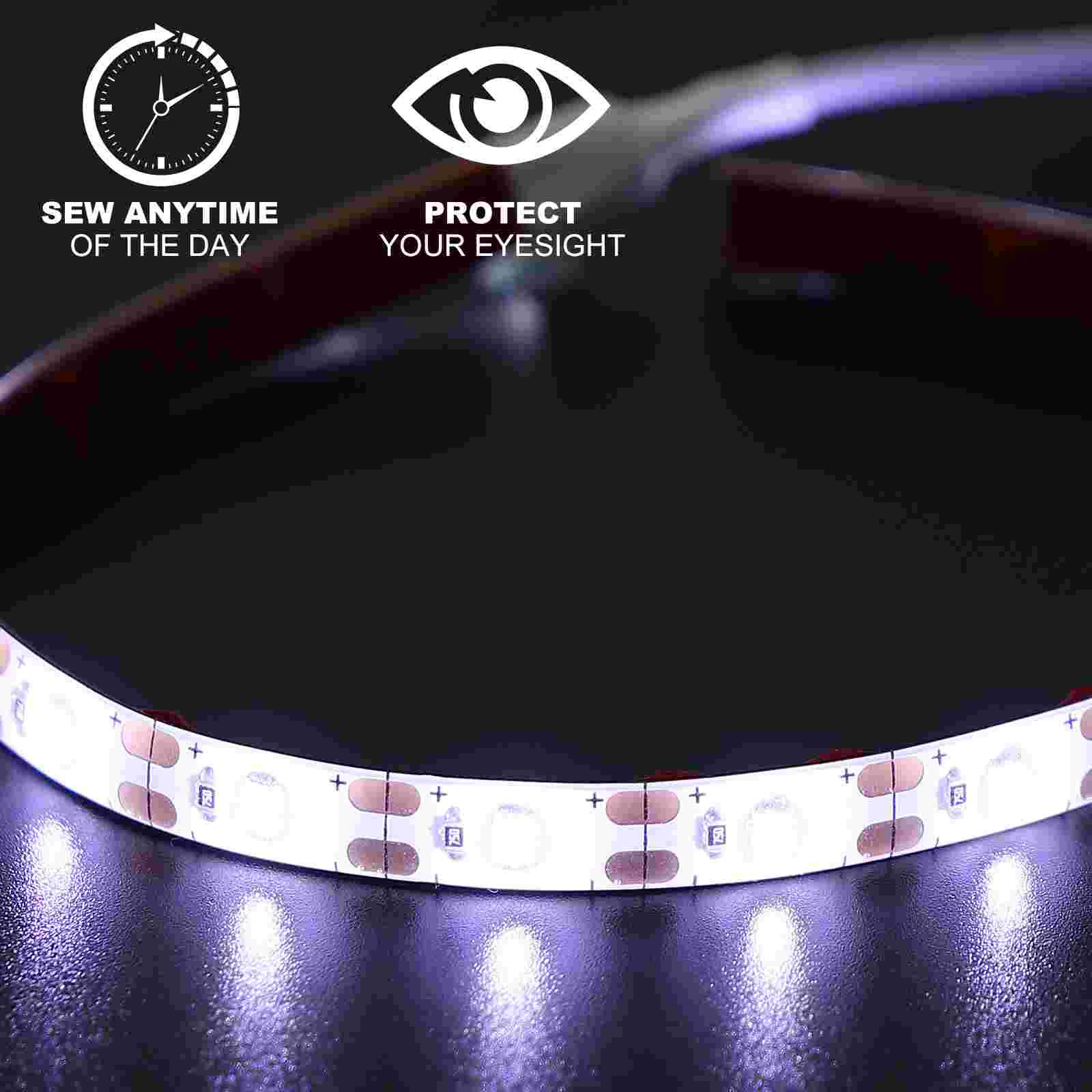 Самоклеящаяся световая лента Mobestech 2 метра 5 В USB 6500 К холодный белый свет