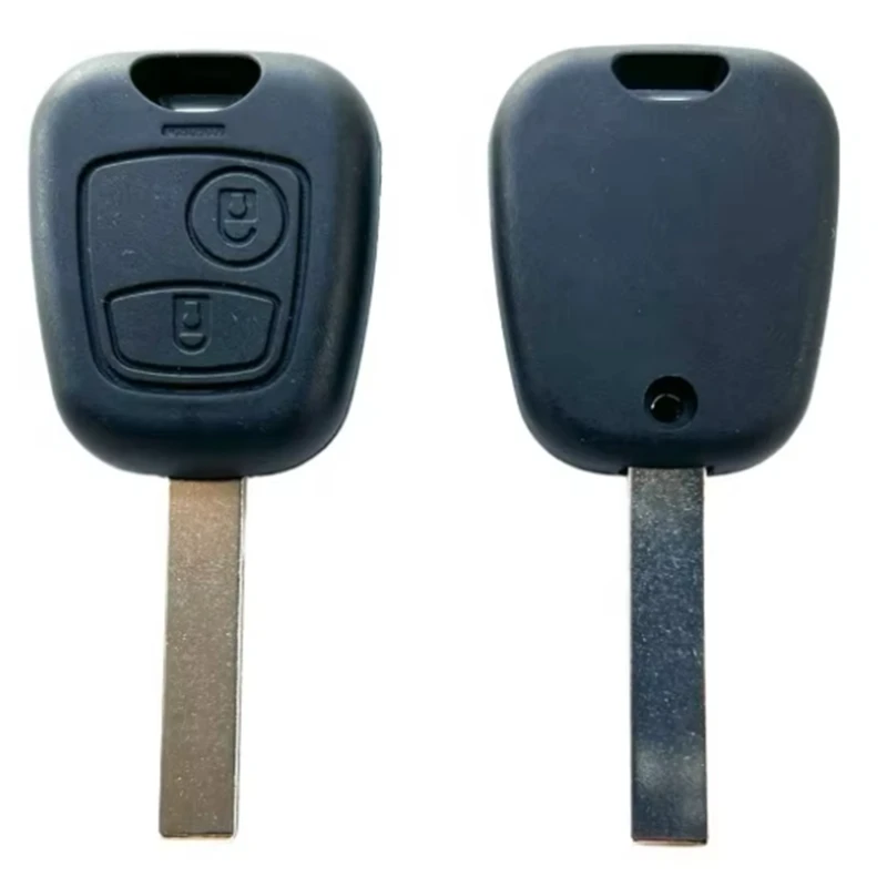 FLYBETTTER OEM 10 шт. сменный чехол для ключей с 2 кнопками Peugeot 307 Citreon C2 C3 лезвием HU83