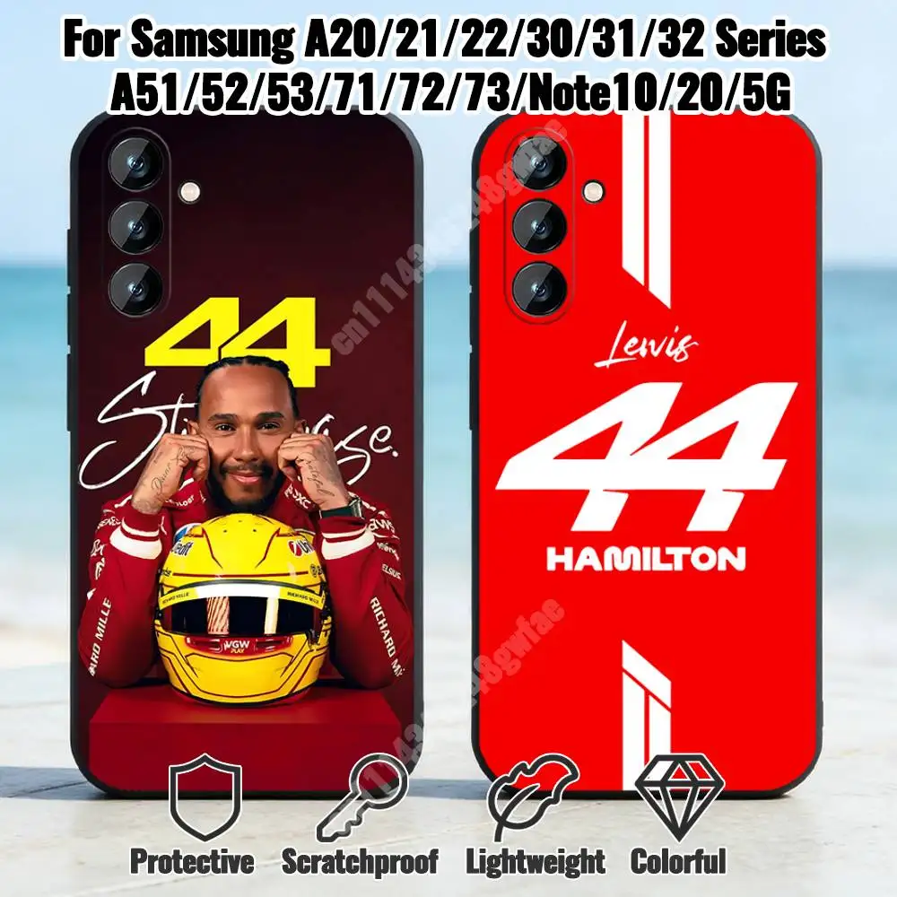 Фото Чехол для телефона LH44 L-Lewis Hamilton-S для Samsung Galaxy A10 11 12 20 21 22 S E A30 31 32 A40 41 42 из ТПУ. №1