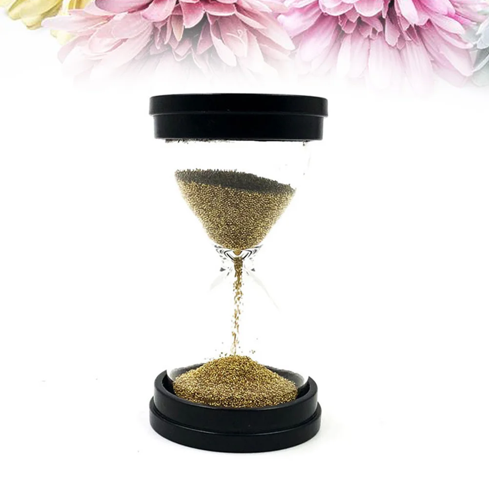 

30 Seconds Liquid Child Mini Toys Kids Cooking Sandglass Timer Gold Beads Hourglass