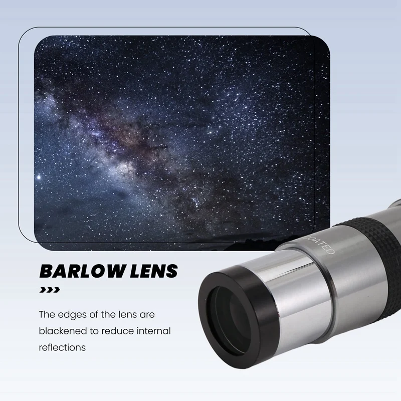 F010 1 25-дюймовый 3-кратный объектив Барлоу аксессуары для телескопов