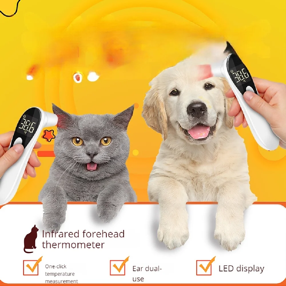 

Animal Temperature Measuring Instrument Veterinary Thermometer Pet Infrared Non-contact Electronic For Dog Cattle Sheep Cats