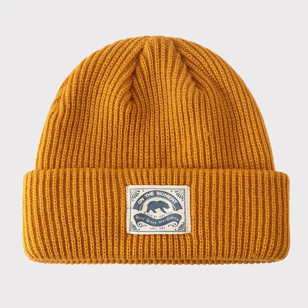 

2023 Новая женская зимняя теплая вязаная шапка с вышивкой медведя Y2k, Мужская черная вязаная шапка для женщин и мужчин