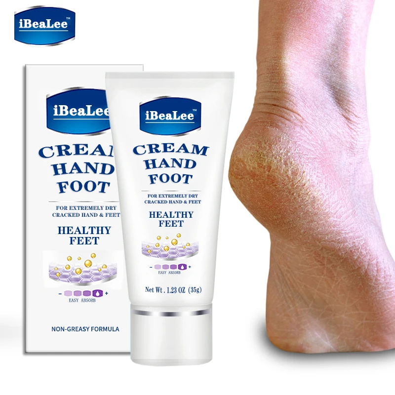 

iBeaLee Anti Crack Foot Cream Feet Peel Mask Heel Cracked Dry Repair Cream Hand Peeling Removal Callus Dead Skin Hands Feet Care