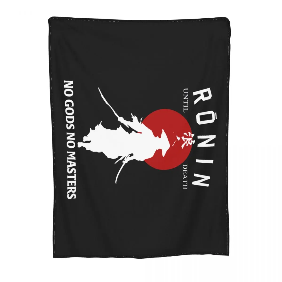 Японское покрывало Samurai Ronin с кодом Bushido на кровать одеяло для пикника покрывала