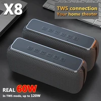 xdobo x8 potable bluetooth speaker wireless column audio waterproof dsp subwoofer music center with voice assistant caixa de som