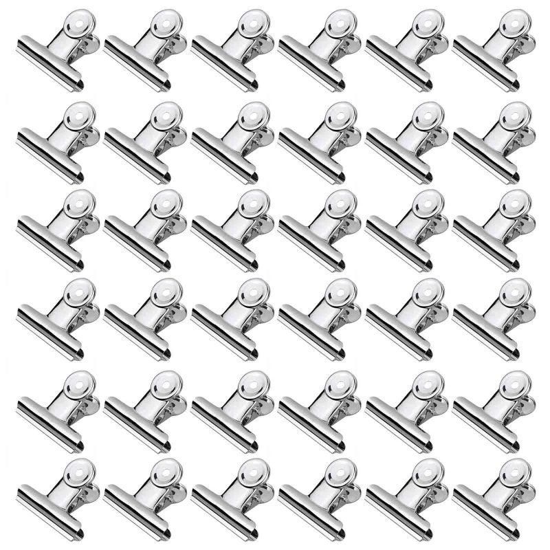 

Hinge Clips for Tags Bags File Office School Supplies Bull Binder Paper Clips