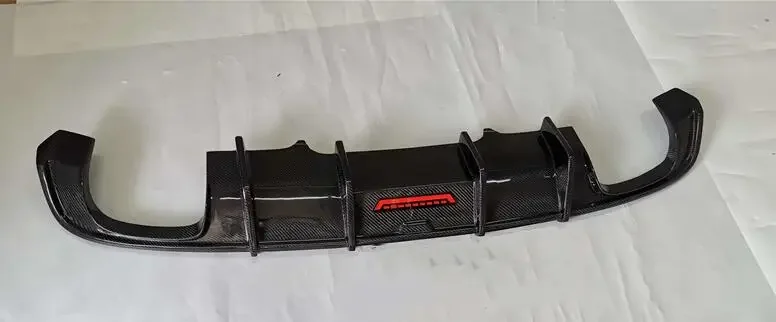 Диффузор заднего бампера для Audi A4 S Line S4 B9 2017 2018 2019 2020 Спойлер на дверь багажника из